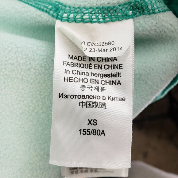 Marmot green zip up cozy fleece lined jacket with pockets Womens XS - Picture 12 of 12